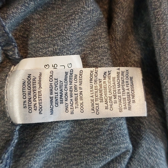 Chaps Sport Heather Grey Quarter Zip Pullover Light Jacket 2X XXL - Picture 8 of 8